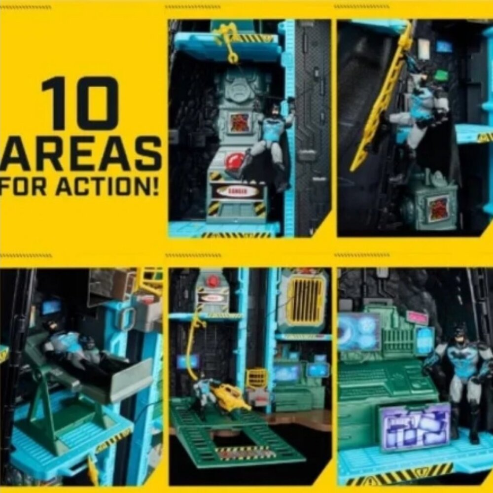 Batman Bat-Tech Batcave Giant Transforming Playset DC Comics🆕⌚📦🏃💨🚚 - Picture 7 of 16